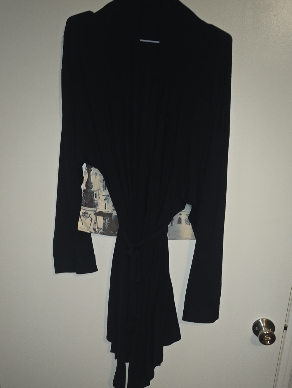 Auden Black Cloud Knit Sleepwear Top